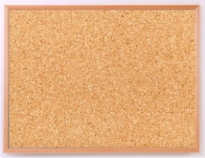 Hardwood Framed Cork Noticeboard